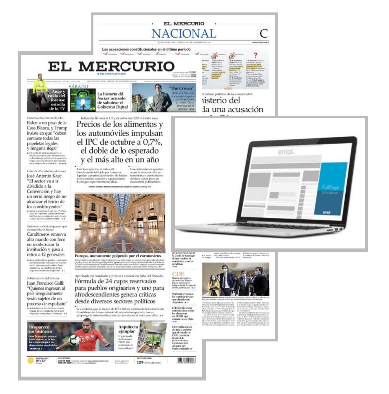 Paquete N°48: Medias página Publirreportaje+Formato 05x3+ Fullpage ROS o ROC - Imagen 3