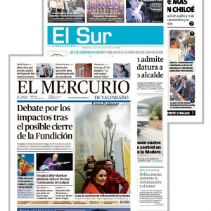 Paquete Nº66: Diarios Regionales - Huincha