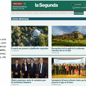 Paquete Nº74: La Segunda.com - HOME- Circulo Empresarial/Nota Escrita