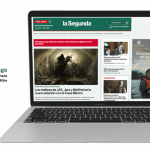 Paquete Nº75: La Segunda.com- Fullpage portada